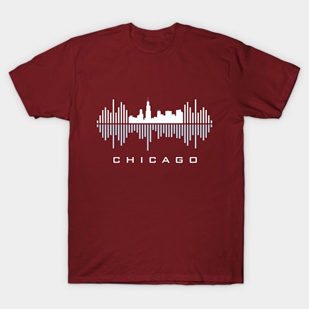 Chicago Soundwave T-Shirt by blackcheetah